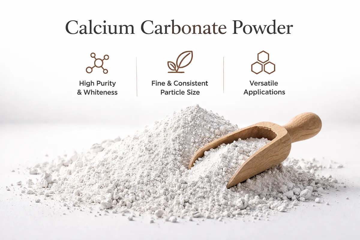 Calcium Carbonate Powder (CaCO₃) 01 KG